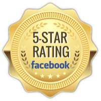 5 Star Rating Facebook Badge