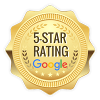 5-Star Rating on Google Badge
