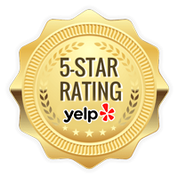 5 Star Rating Yelp Badge
